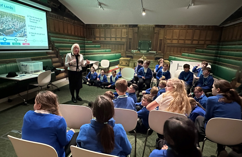 Ladywood Primary School visit Maggie in Westminster | Maggie Throup MP